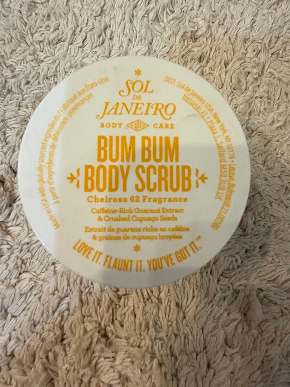 Sol De Janeiro Bum Bum Body Scrub Cheirosa 62 Fragrance 75g NWT Sealed